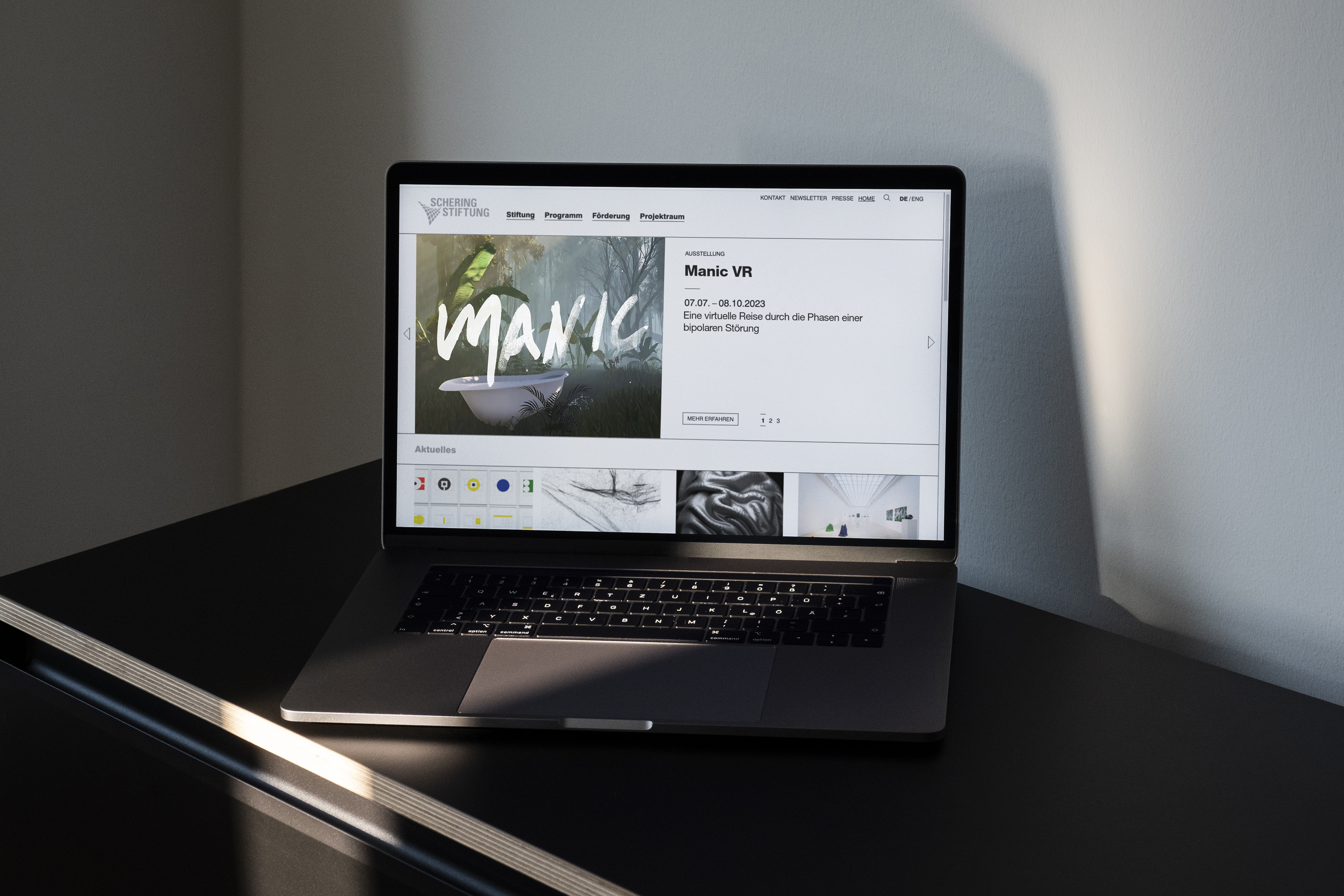 Schering Stiftung Website